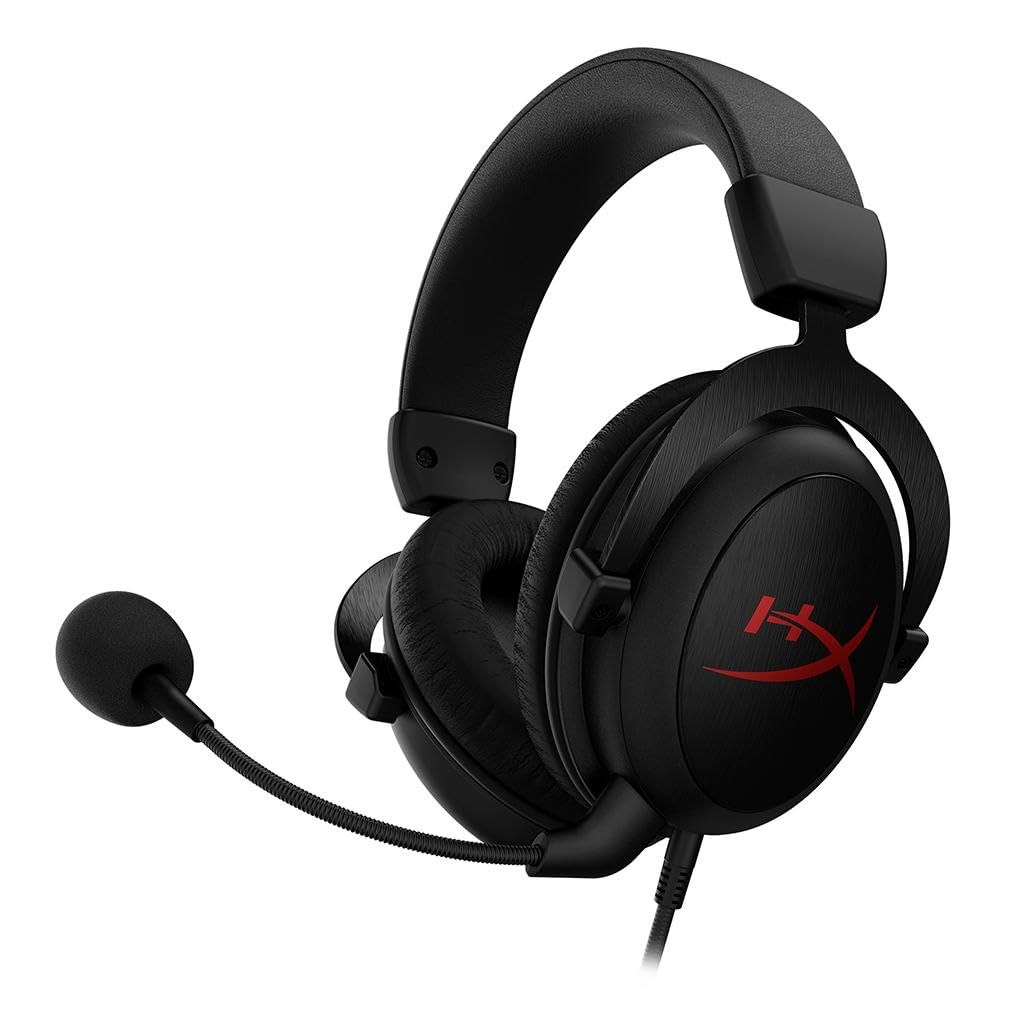 OPEN BOX Hyper X Cloud Core+7.1 Surround Gaming Headset with Mic - Black - Wired