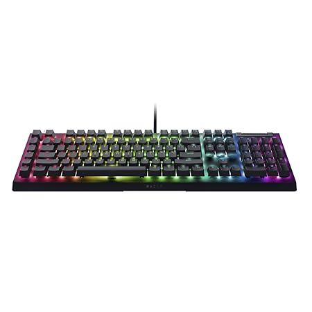 OPEN BOX Razer BlackWidow V4 X -Yellow Switch 6 Dedicated Macro Keys I Multi-Function Roller and Secondary Media Keys I Mechanical Gaming Keyboard Chroma RGB- Black