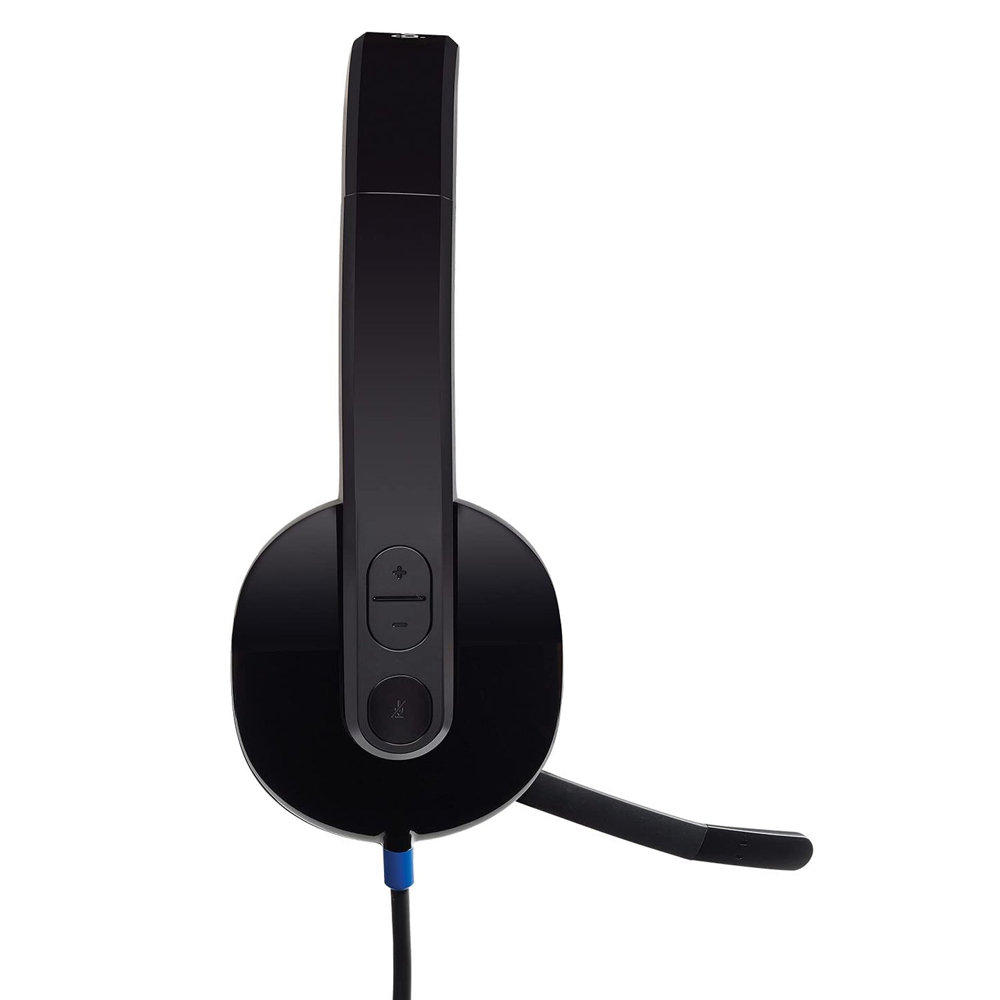 OPEN BOX Logitech H540 Stereo Wired Headphones On Ear Headphones With Mic With Noise-Cancelling Usb, On Ear Controls, Mute Indicator Light, Pc/Mac/Laptop - (Black)