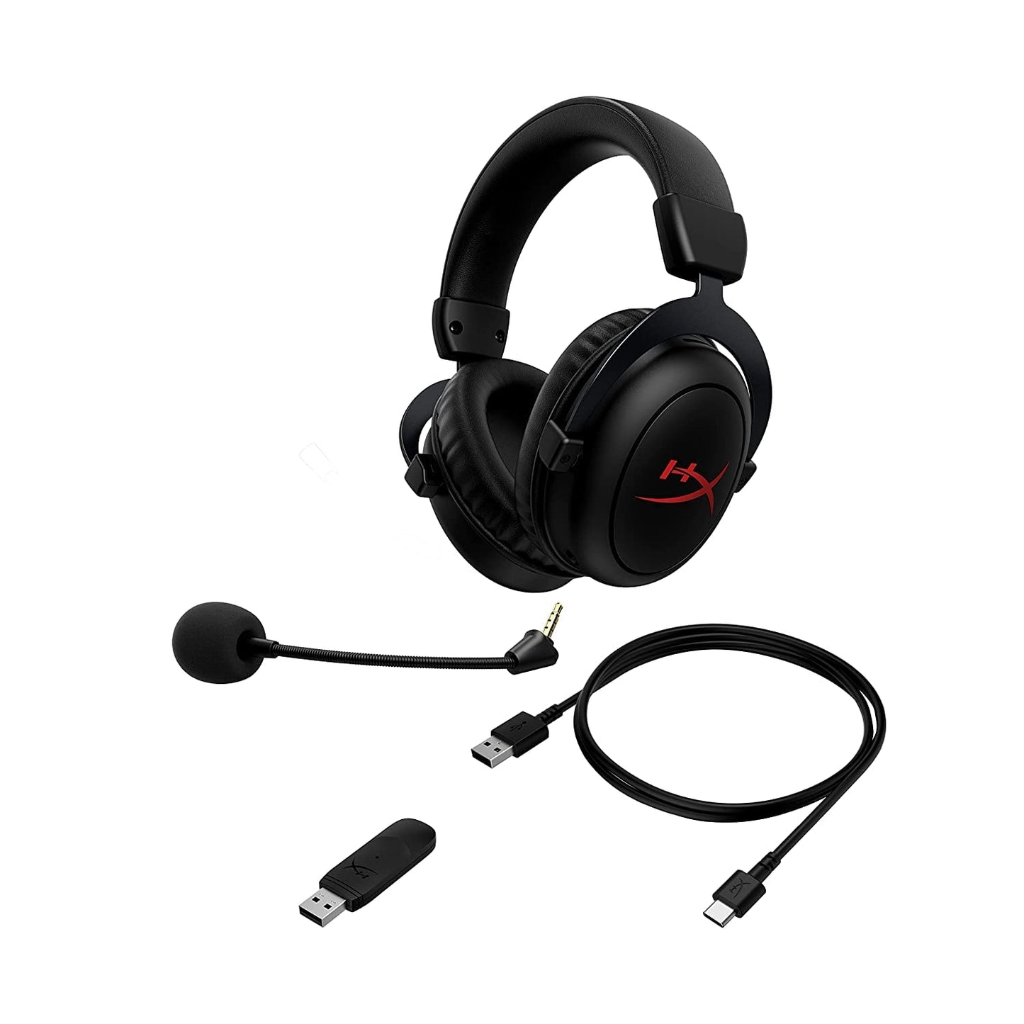OPEN BOX HyperX Cloud Core Wireless Gaming On Ear Headset with DTS Headphone:X Spatial Audio (Black)