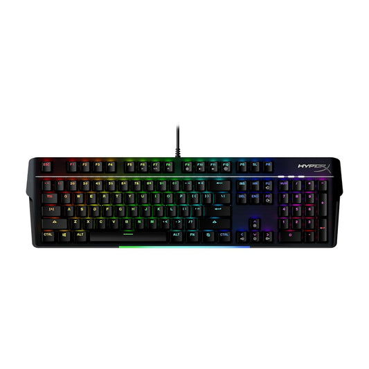 OPEN BOX HyperX Alloy Mkw100 Mechanical Gaming Keyboard, Dynamic RGB Lighting, Onboard Memory to Save Lighting Profiles, Dust-Proof Mechanical Switches