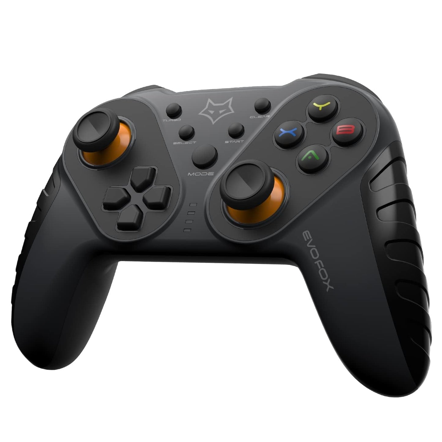 OPEN BOX EvoFox Elite Ops Wireless Gamepad for Google TV and Android TV | 8+ Hours of Play Time | Zero Lag Connectivity Upto 12 Feet | USB Extender for TV Included | (Charcoal Black)