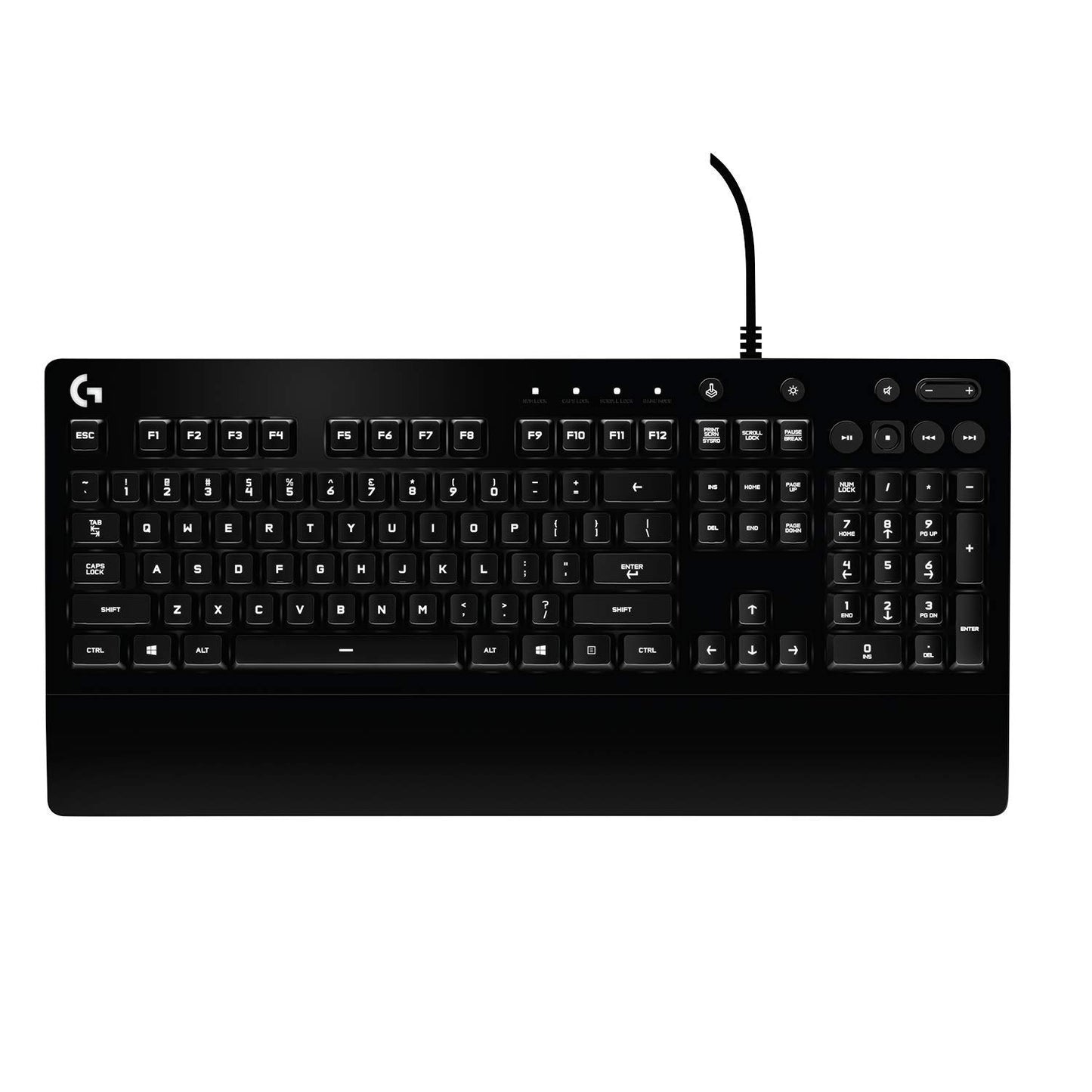 OPEN BOX Logitech G G213 Prodigy USB Gaming Keyboard with LIGHTSYNC RGB Backlit Keys, Spill-Resistant, Customizable Keys, Dedicated Multi-Media Keys (Black)