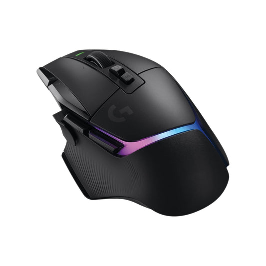 OPEN BOX Logitech G502 X Lightspeed Plus Wireless RGB Gaming Mouse - Optical Mouse with LIGHTFORCE Hybrid switches, LIGHTSYNC RGB, Hero 25K Gaming Sensor, Compatible with PC/macOS/Windows - Black