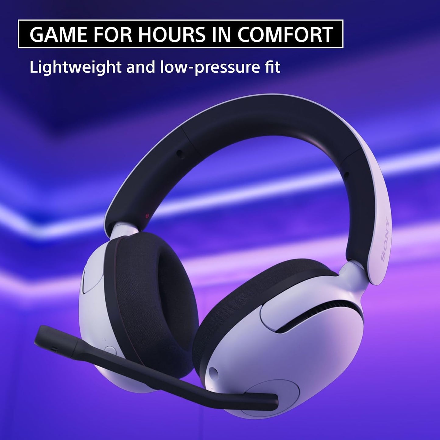 OPEN BOX Sony INZONE H5 Wireless Gaming Headset, 360 Spatial Sound, Works with PC, PS5, 28 Hour Battery, 2.4Ghz Wireless and 3.5mm Audio Jack, Bidirectional Boom Microphone, 40mm Drivers, WH-G500