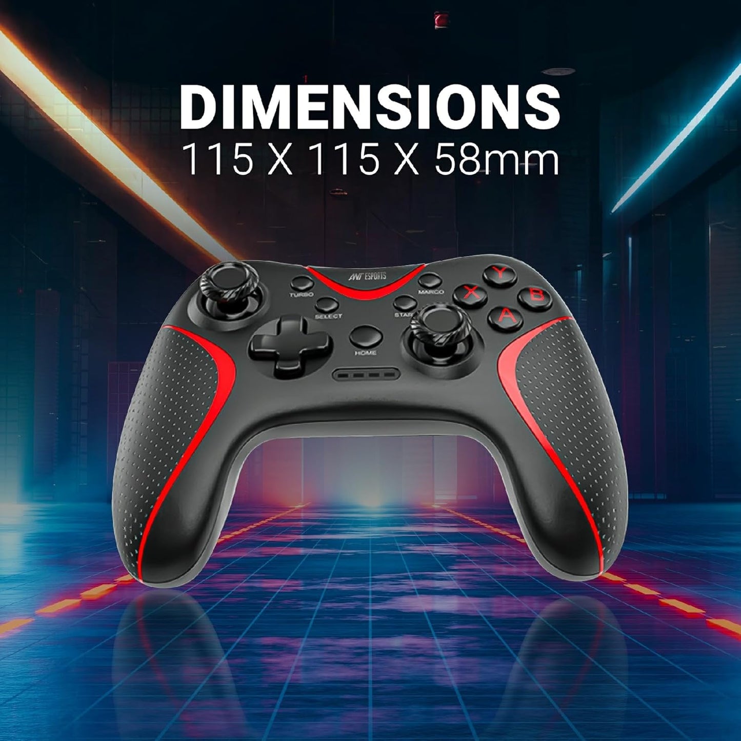 OPEN BOX Ant Esports GP325 Wireless Gamepad, Android/Windows/macOS/Switch, Bluetooth Mobile Gaming Controller Gamepad for XBox Cloud Gaming and PS