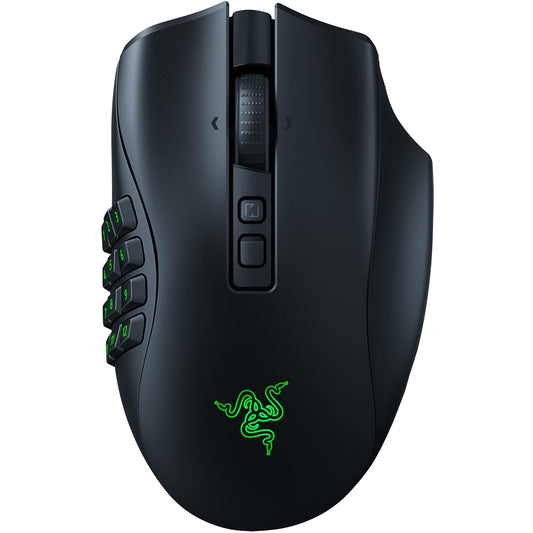 OPEN BOX Razer Naga V2 Pro Wireless Gaming Mouse: Interchangeable Side Plate w/2, 6, 12 Button Configurations- Focus+ 20K DPI Optical Sensor- Fastest Gaming Mouse Switch- Chroma RGB Lighting