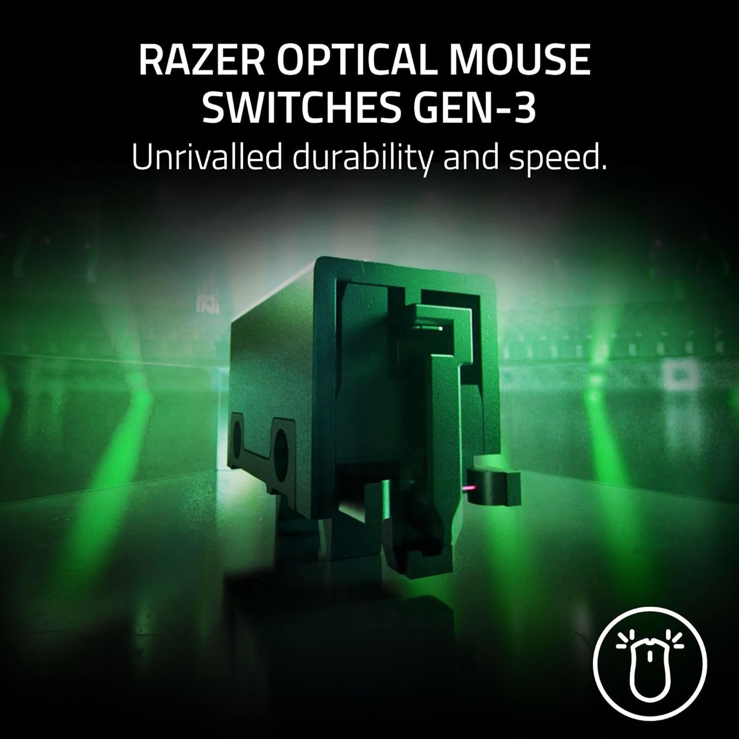 OPEN BOX Razer Viper V3 Pro Wireless Esports Gaming Mouse: Symmetrical - 54g Lightweight - 8K Polling - 35K DPI Optical Sensor - Gen3 Optical Switches - 8 Programmable Buttons - 95 Hr Battery - Black