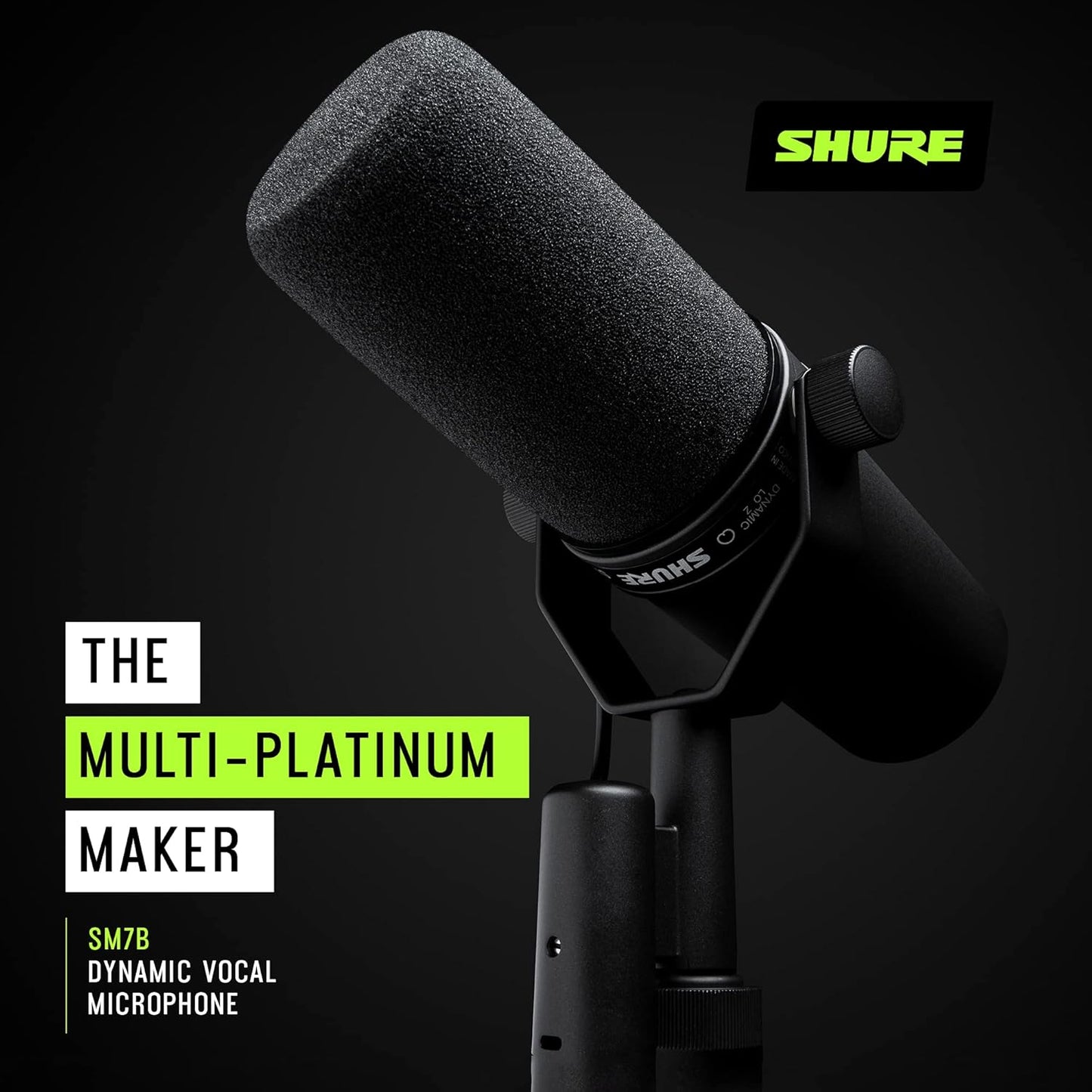 OPEN BOX Shure Sm7b Cardioid Vocal Dynamic Microphone