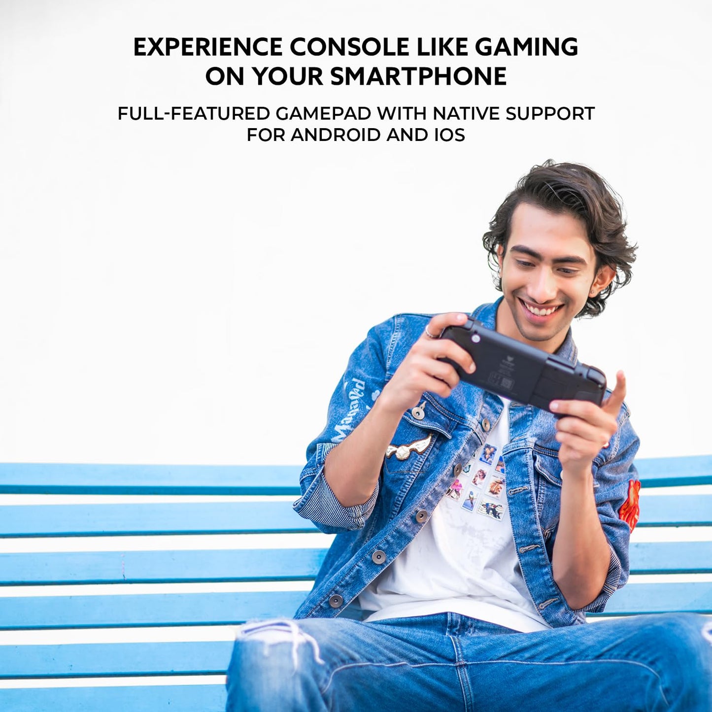 OPEN BOX EvoFox Deck Smartphone Gamepad with iPhone/Android, XBOX, HID & Keymap mode for Android | Bluetooth v5.0 | Dual Vibration motors | Magnetic Hall 3D Joysticks | RGB Lighting and Backlit Controls