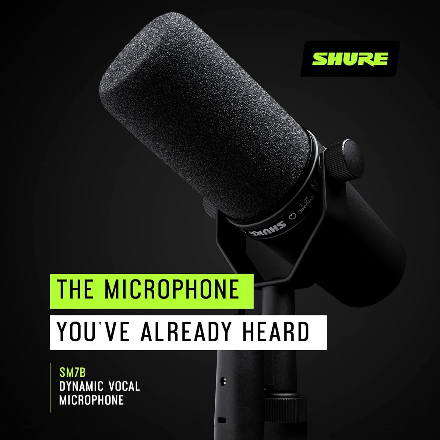 OPEN BOX Shure Sm7b Cardioid Vocal Dynamic Microphone