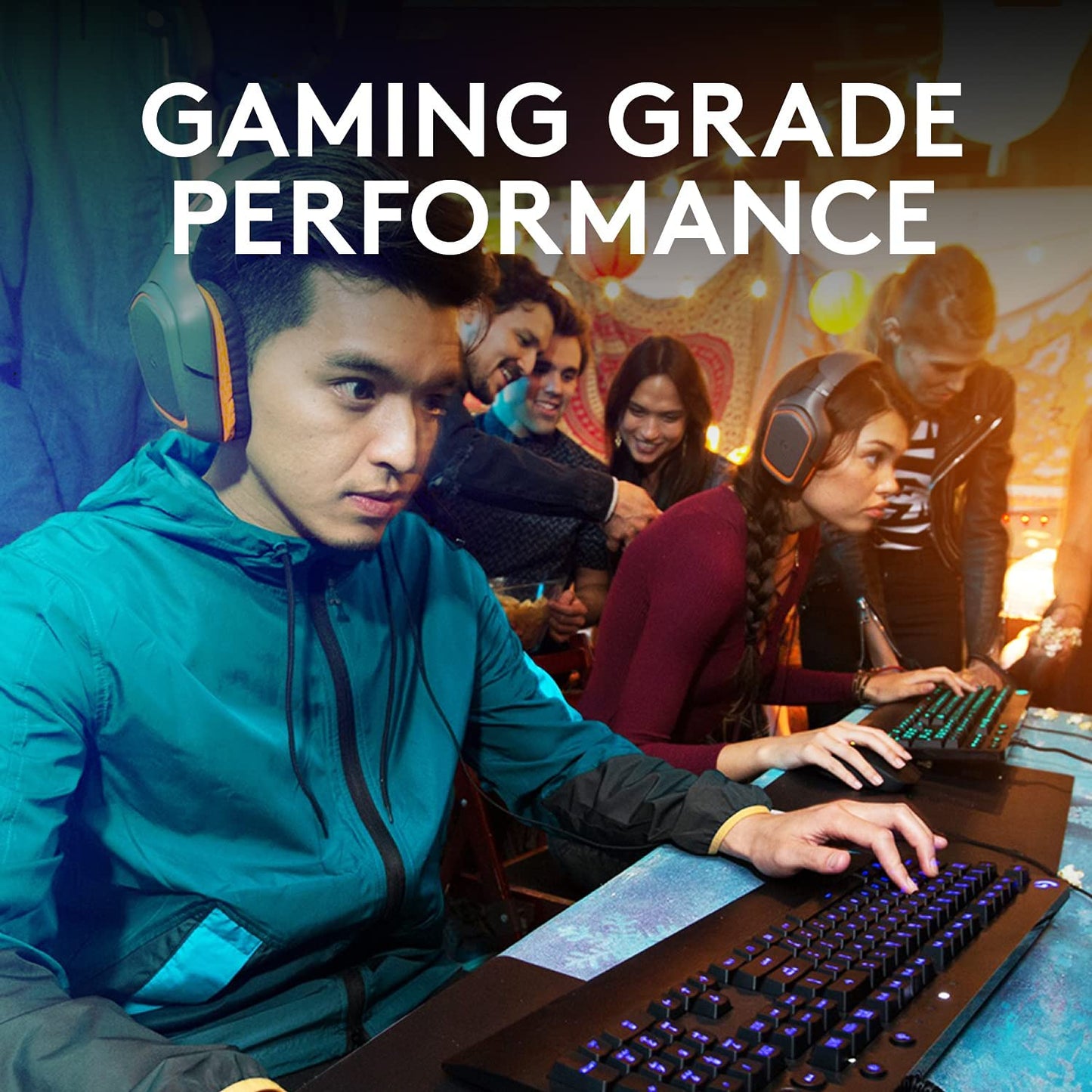 OPEN BOX Logitech G G213 Prodigy USB Gaming Keyboard with LIGHTSYNC RGB Backlit Keys, Spill-Resistant, Customizable Keys, Dedicated Multi-Media Keys (Black)
