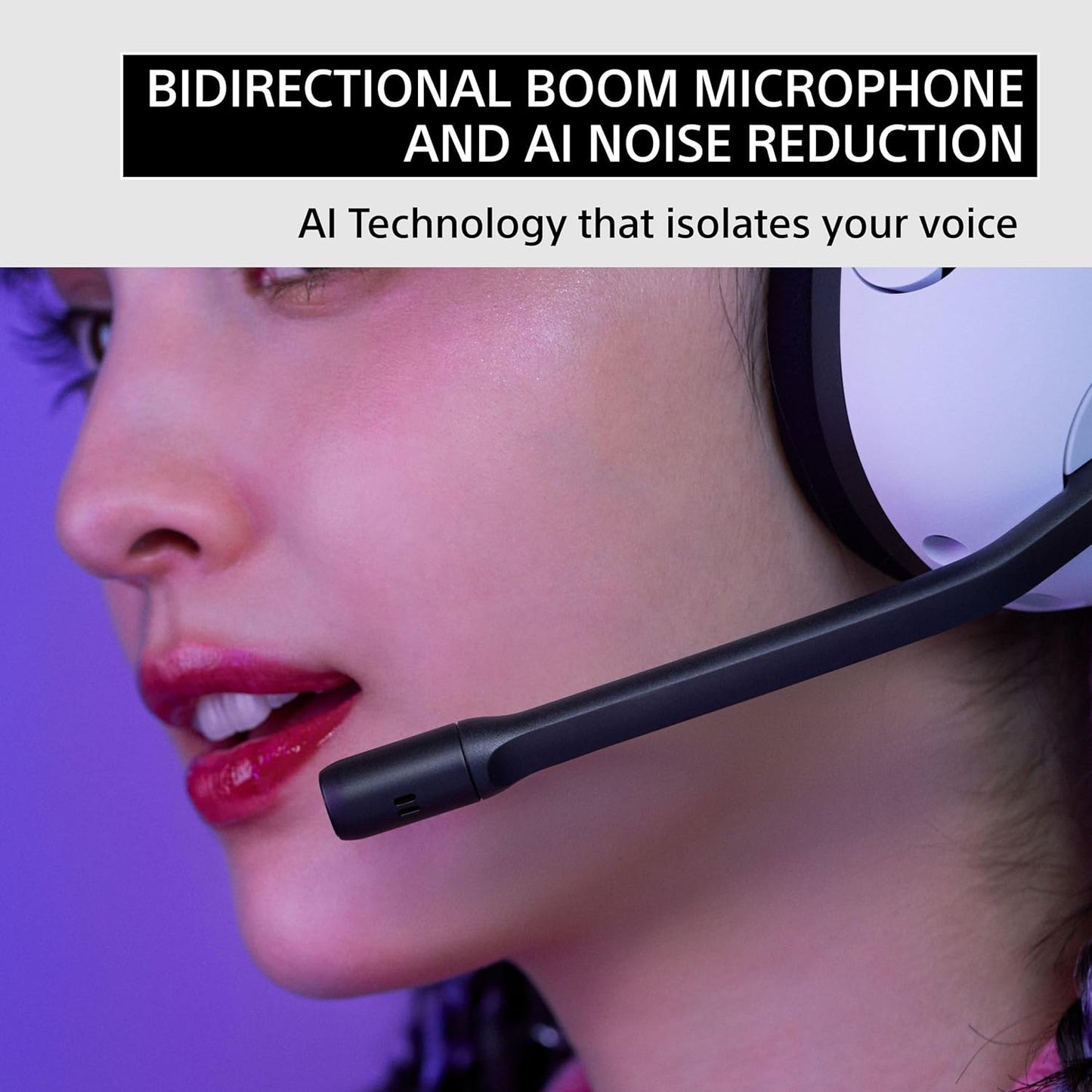 OPEN BOX Sony INZONE H5 Wireless Gaming Headset, 360 Spatial Sound, Works with PC, PS5, 28 Hour Battery, 2.4Ghz Wireless and 3.5mm Audio Jack, Bidirectional Boom Microphone, 40mm Drivers, WH-G500
