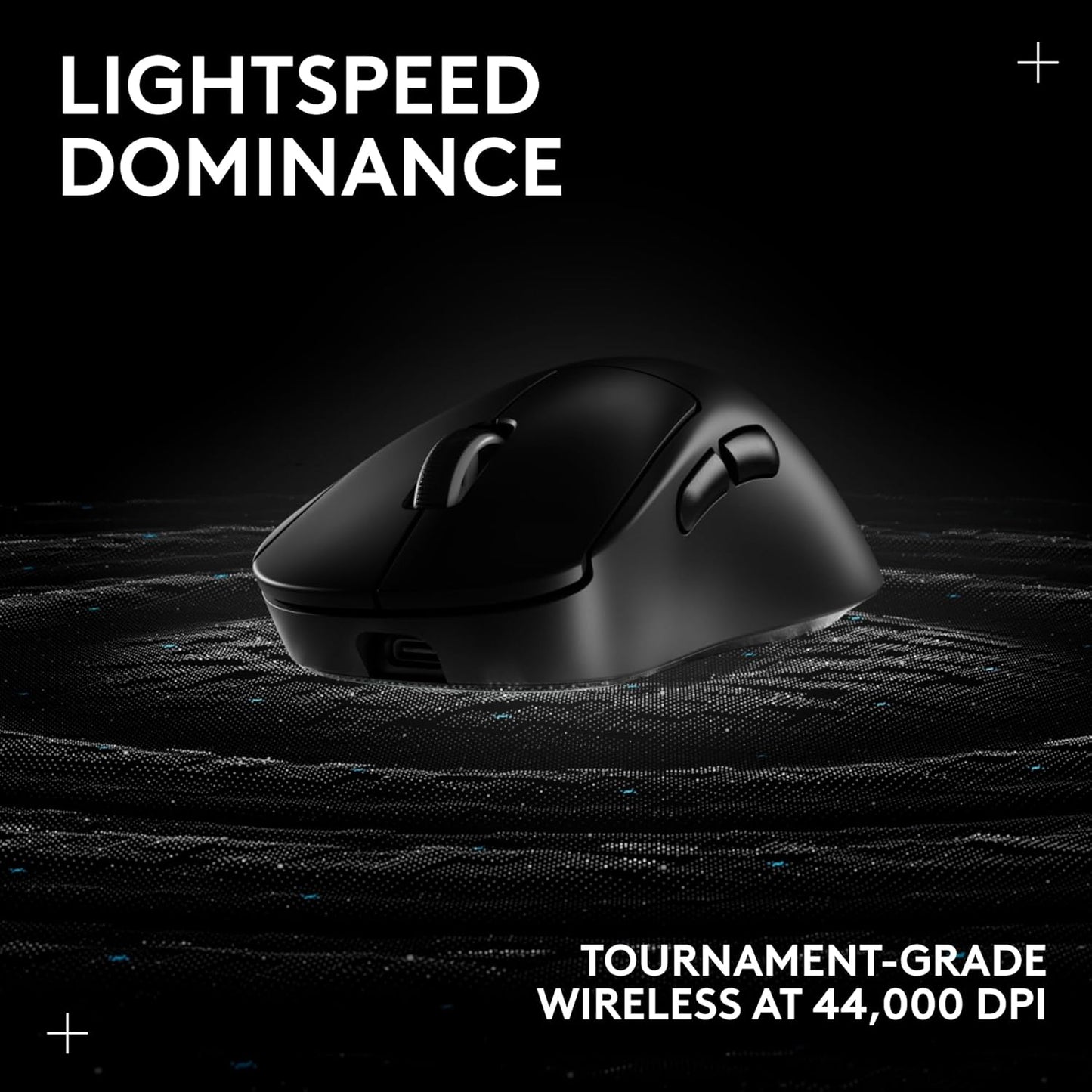 OPEN BOX Logitech G PRO X Superlight 2 DEX Lightspeed Wireless Gaming Mouse, 60g Pro-Grade Lightweight Mouse with 5 Programmable Buttons, 44k DPI Sensor, USB-C Charging, for PC/Mac - Black