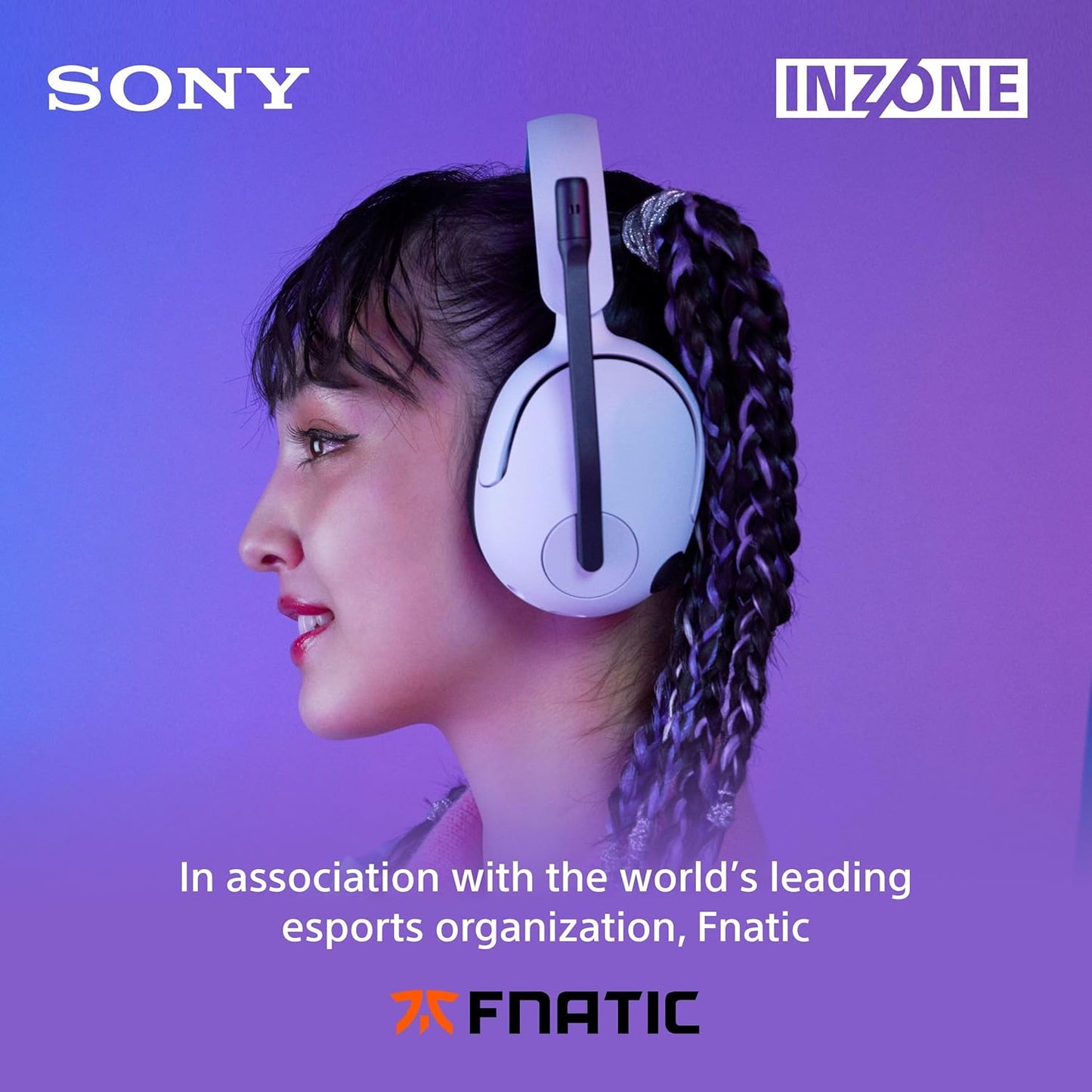OPEN BOX Sony INZONE H5 Wireless Gaming Headset, 360 Spatial Sound, Works with PC, PS5, 28 Hour Battery, 2.4Ghz Wireless and 3.5mm Audio Jack, Bidirectional Boom Microphone, 40mm Drivers, WH-G500