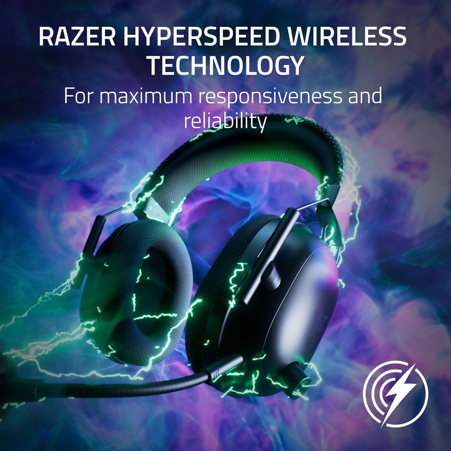 OPEN BOX Razer BlackShark V2 Pro Wireless Gaming Headset 2020 Edition: 50MM Titanium Drivers - HyperClear Super Wideband Mic - Noise-isolating Earcups - 70 Hour Battery Life - Black