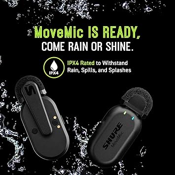 OPEN BOX Shure MoveMic One - Pro Direct to Phone Wireless Lavalier Microphone