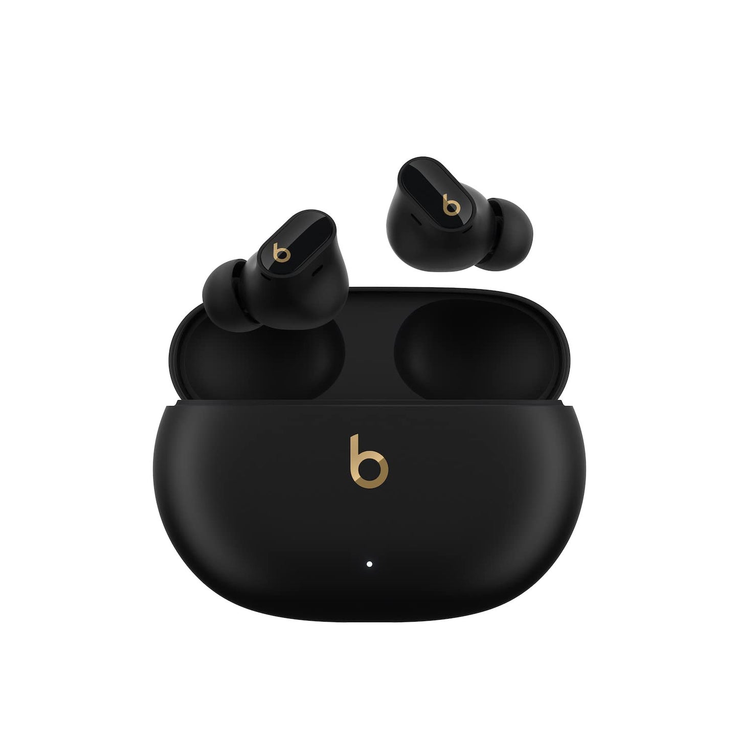 SEALED PACK Beats Studio Buds + Wireless Bluetooth Noise Cancelling Earbuds, Up to 36H Battery Life, Charging Case, 5 Min Fast Charge for 1H Battery, Sweat Resistance, Apple & Android Compatible - Black/Gold