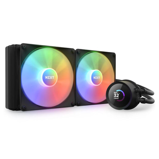 OPEN BOX NZXT Kraken 280 RGB 280mm CPU Liquid Cooler/AIO with with LCD Display and RGB Fans - Black, Support Intel Socket : LGA 1700, 1200/115X | AMD Socket : AM4, AM5