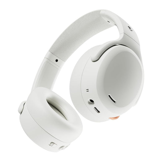 OPEN BOX Skullcandy Crusher ANC 2 Over-Ear Wireless Headphones 100 dB| Active Noise Cancellation, Sensory Bass, Dual Pairing, 50H Battery, Rapid Charge, Alexa Built-in | Bone, Off White