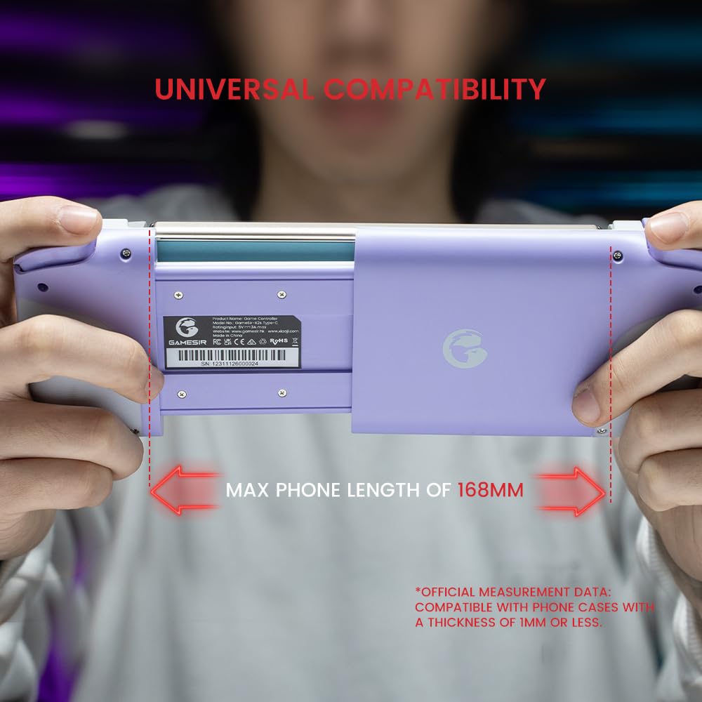 OPEN BOX GameSir X2s Type-C iPhone 15/Android Controller, Game Controller, Home Effect Stick & Trigger, Pass-Through Charging, Compatible with iPhone 15 Series (USB-C), Turbo Function, Compatible with XGP