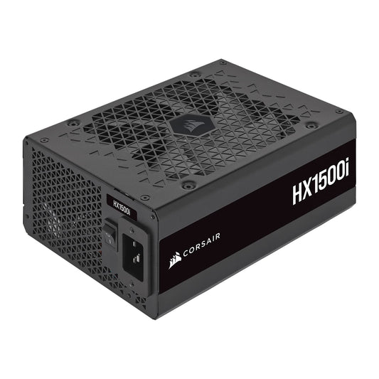 SEALED PACK Corsair HX1500i Fully Modular Ultra-Low Noise ATX Power Supply/PSU for PC- Three EPS12V Connectors - Fluid Dynamic Bearing Fan - 80 Plus Platinum Efficiency