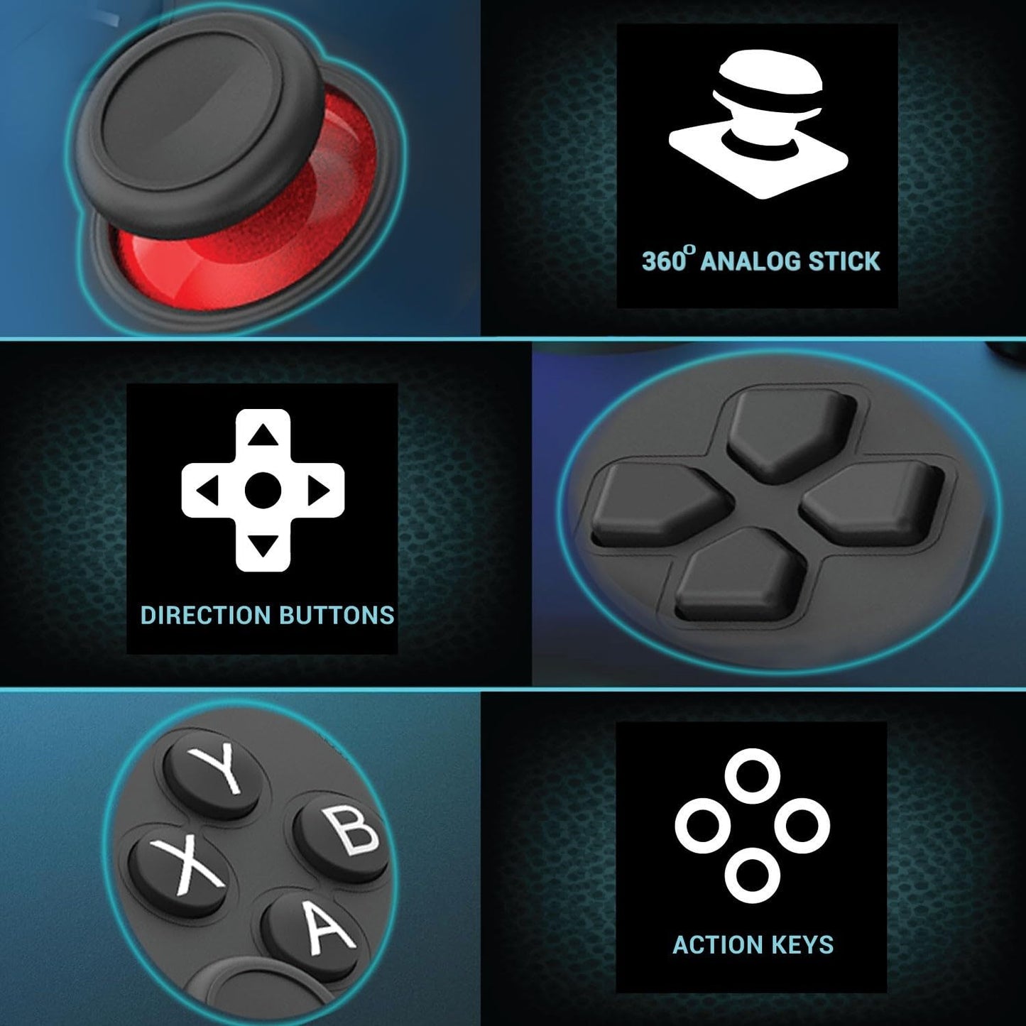 OPEN BOX Ant Esports GP310 Wireless Gamepad, Compatible for PC & Laptop (Windows 10/8 /7, Steam) / PS3 / Android)