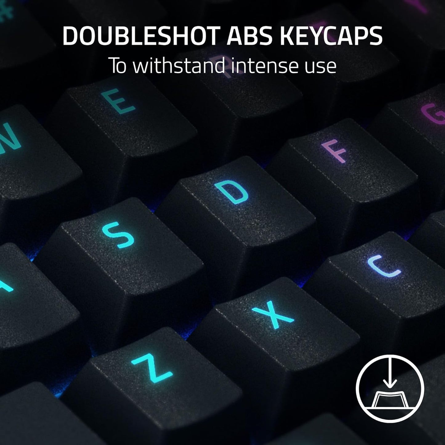 OPEN BOX Razer BlackWidow V4 -Yellow Mechanical Switches I 6 Dedicated Macro Keys I 2-Side Underglow and Per-Key Lighting I Mechanical Gaming Keyboard with Razer Chroma RGB- Black