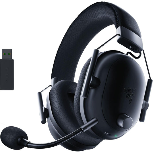 OPEN BOX Razer BlackShark V2 Pro Wireless Gaming Headset 2020 Edition: 50MM Titanium Drivers - HyperClear Super Wideband Mic - Noise-isolating Earcups - 70 Hour Battery Life - Black