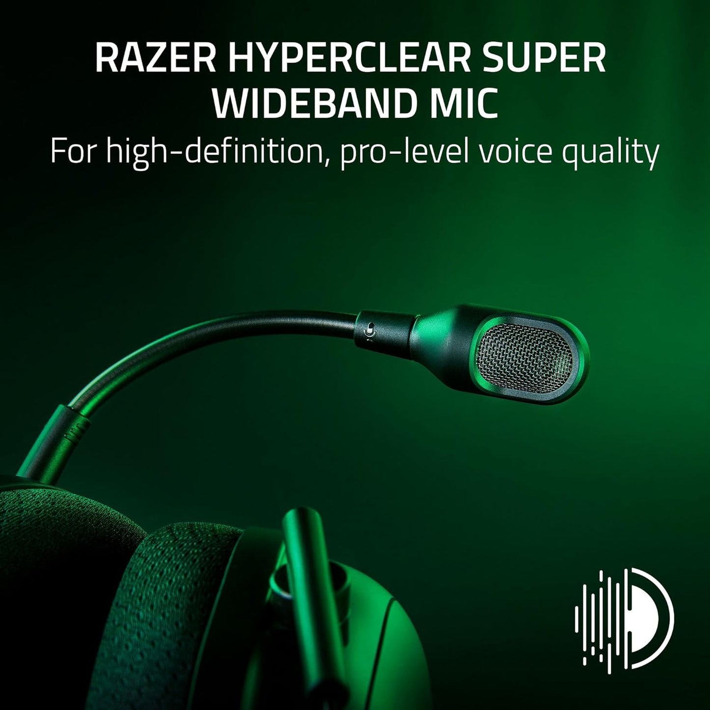 OPEN BOX Razer BlackShark V2 Pro Wireless Gaming Headset 2020 Edition: 50MM Titanium Drivers - HyperClear Super Wideband Mic - Noise-isolating Earcups - 70 Hour Battery Life - Black