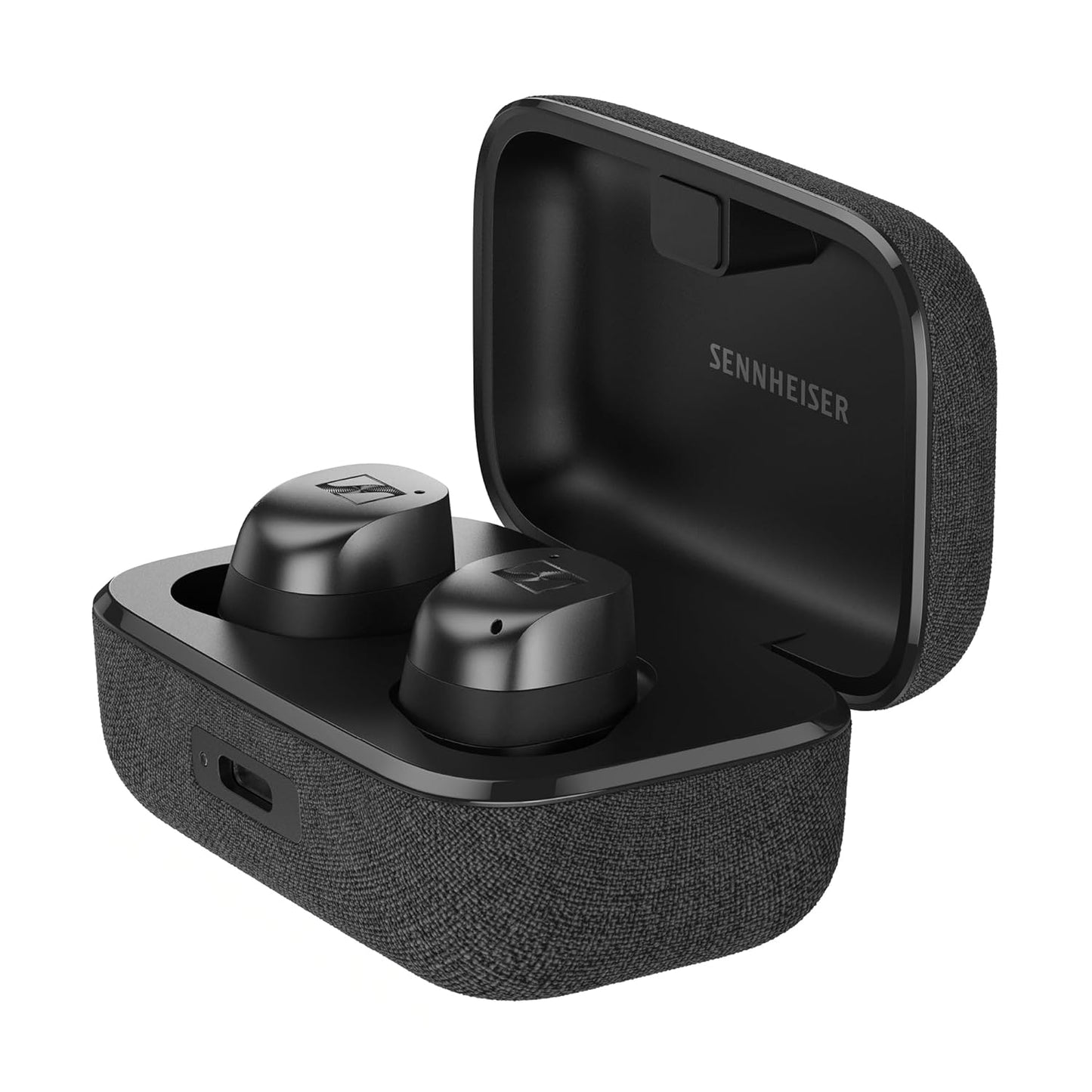 OPEN BOX Sennheiser MOMENTUM True Wireless 4 Earbuds,TrueResponse Drivers, Lossless Audio, Auracast, Adaptive ANC, Anti‑Wind+Transparency Modes, 30 Hrs Battery, Qi Fast Charge,6‑Mics,2Y Warranty, Black-Graphite