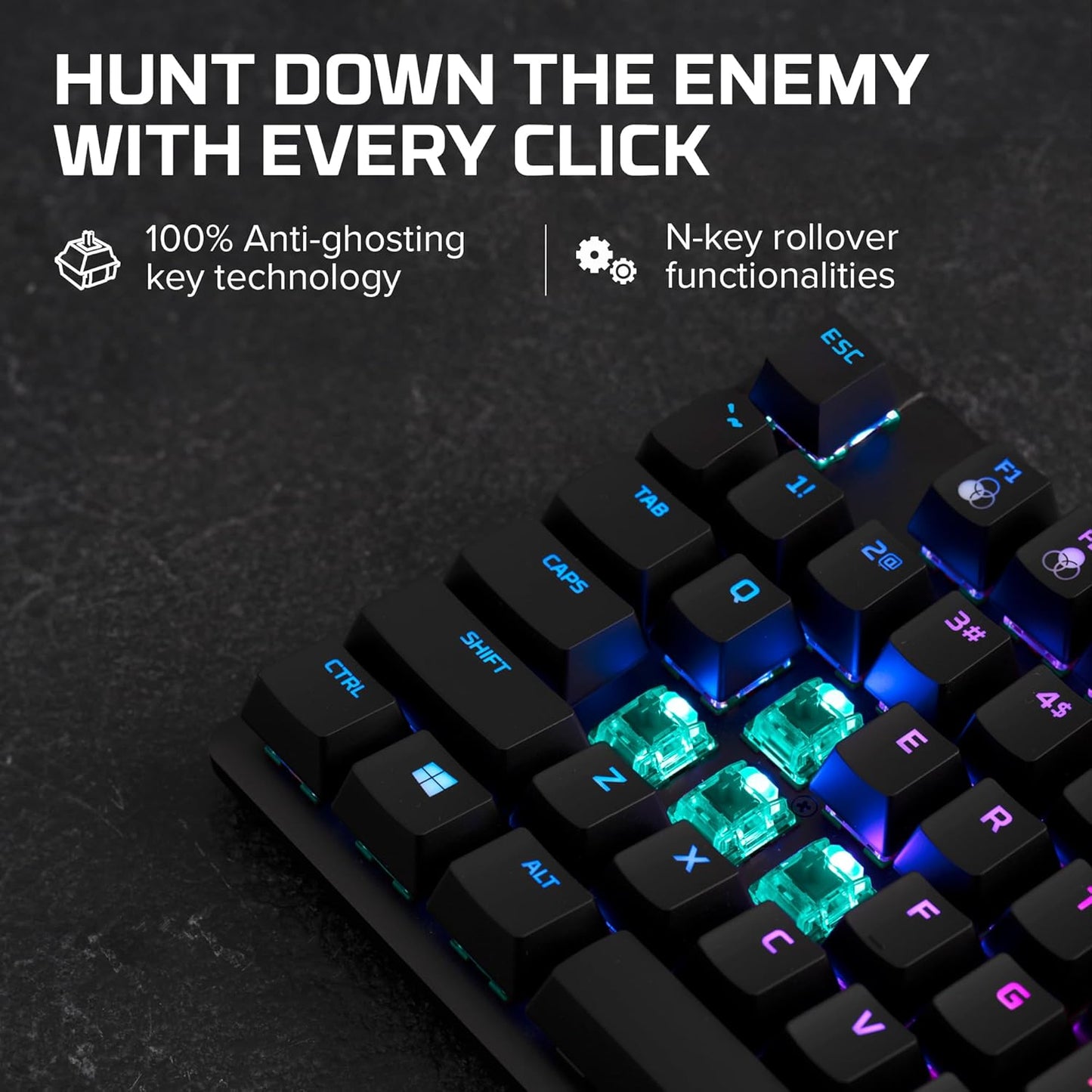 OPEN BOX HyperX Alloy Origins Core Tenkeyless USB Mechanical Gaming Keyboard with Software Controlled Light & Macro Customization, Compact Form Factor, Tactile Switch