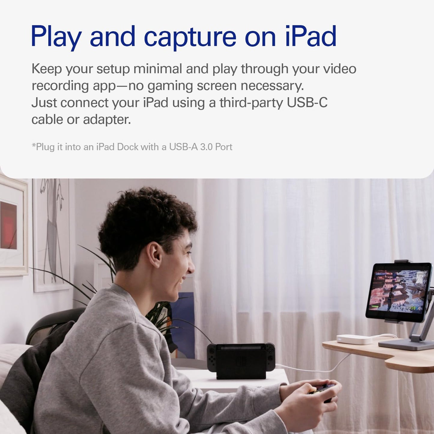 OPEN BOX Elgato Game Capture Neo — 4K60 HDR Passthrough, 1080p60 Capture – for PS4/PS5/Xbox/Switch/iPhone – Capture to Laptop, PC, Mac, iPad