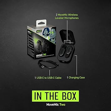OPEN BOX Shure MoveMic One - Pro Direct to Phone Wireless Lavalier Microphone