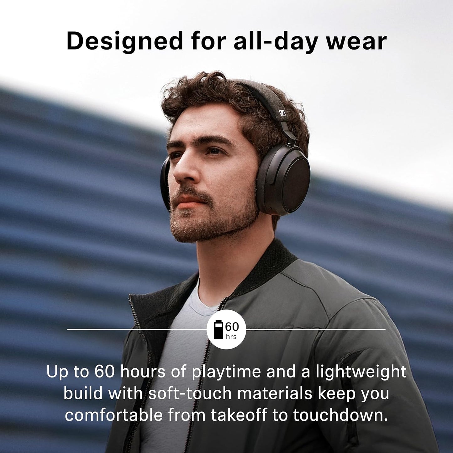OPEN BOX Sennheiser Momentum 4 Wireless Over Ear Headphones, German Design, ANC, 60h Battery, Customizable Sound, 4 Digital Mics for Crystal-Clear Calls, Multipoint Connectivity, 2 Yr Warranty