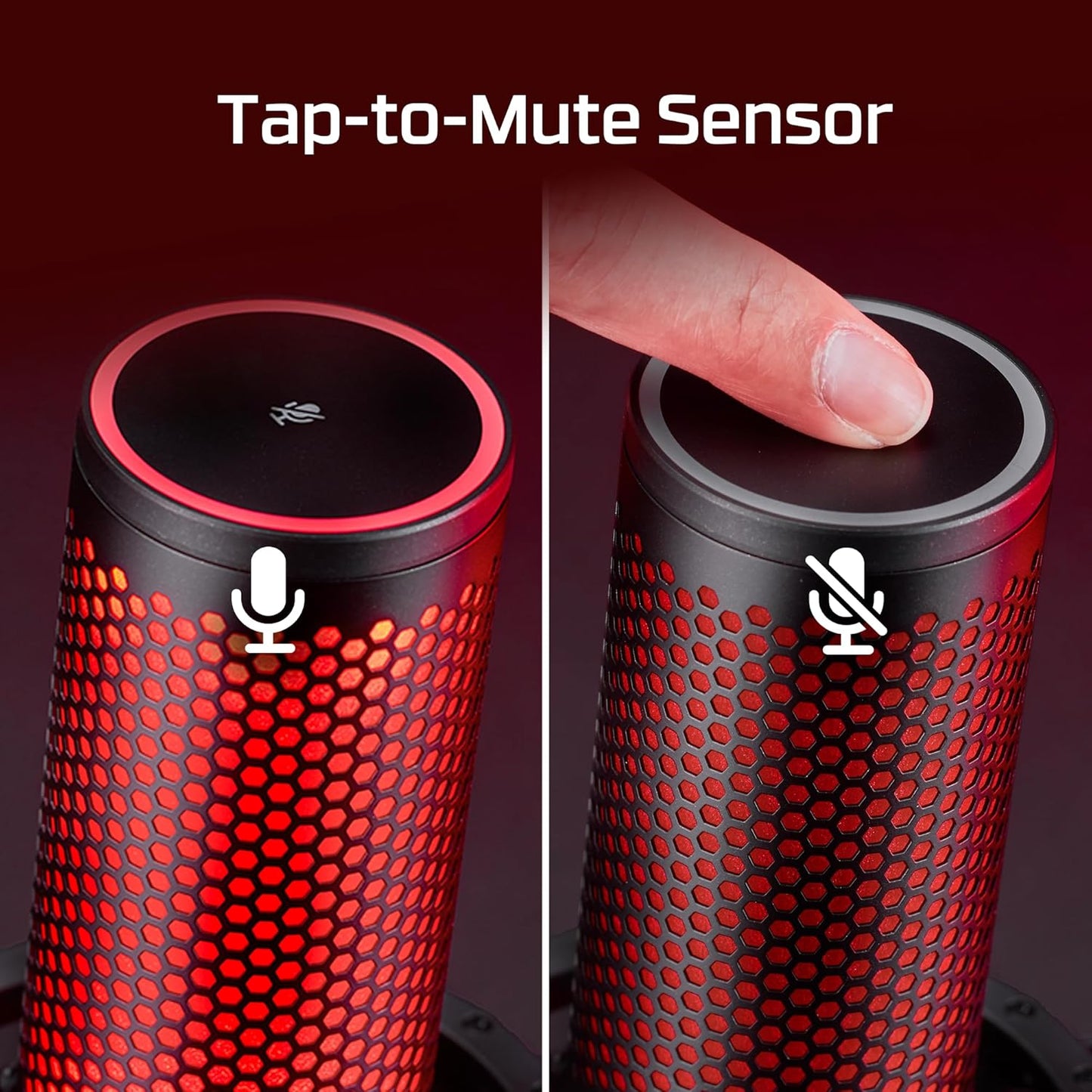 OPEN BOX HyperX QuadCast 2-USB Microphone for Gaming,Streaming and Podcasting,On-Board Controls, LED Lighting, Quick Release Shock Mount and Built-in Arm/Stand Mount,PC,Mac,PS5,PS4,USB-C-Black